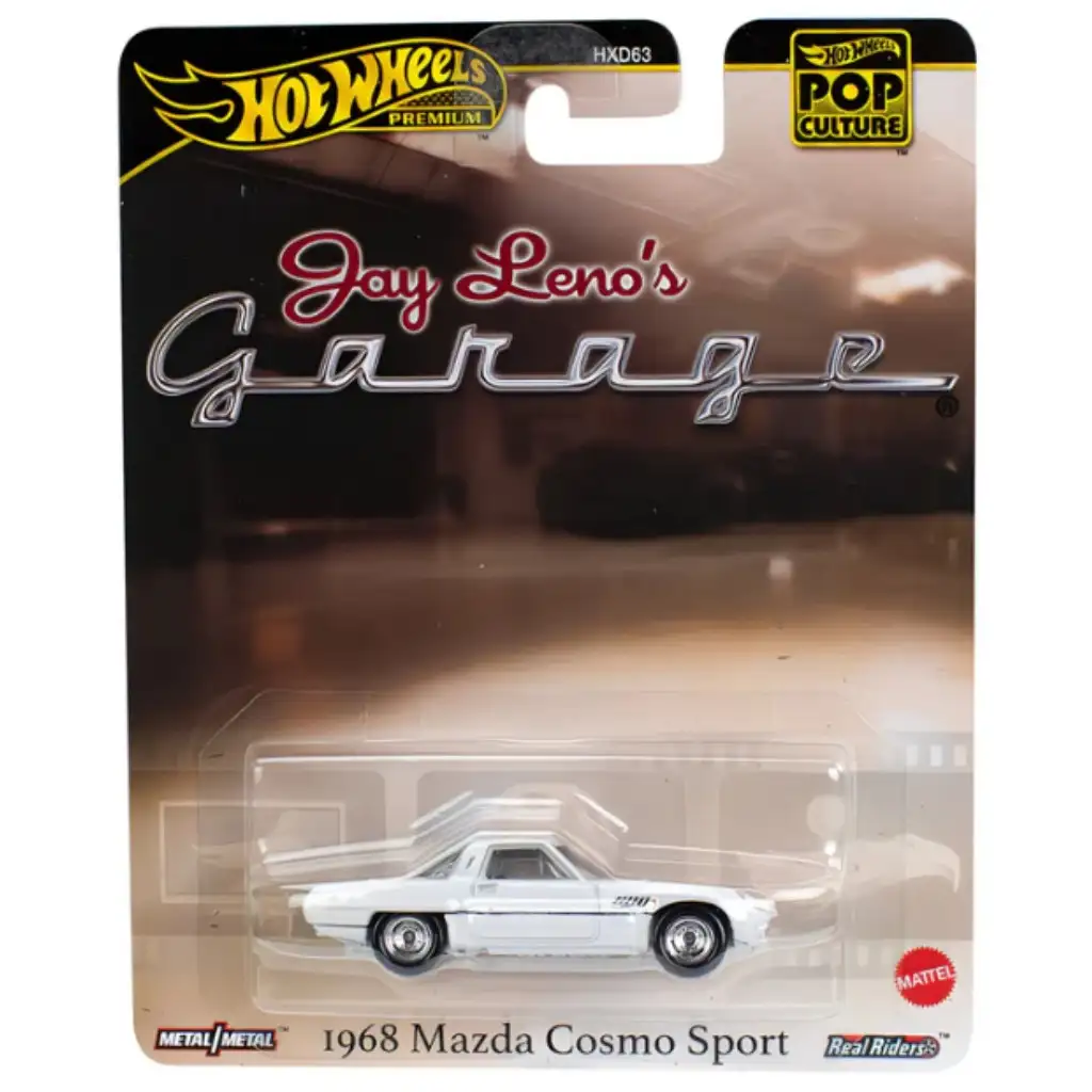 imagen de Hot Wheels Pop Culture: Garaje de Jay Leno 1968 Mazda Cosmo Sport coche en miniatura 1/64 - Mattel 1