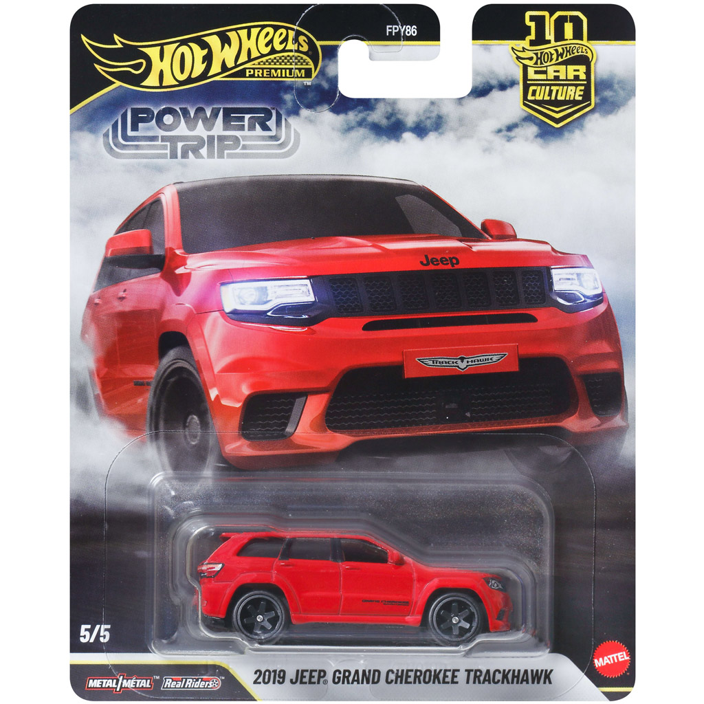 imagen de Hot Wheels Premium: Cool-túra 2019 Jeep Grand Cherokee Trackhawk coche pequeño 1/64 - Mattel 1