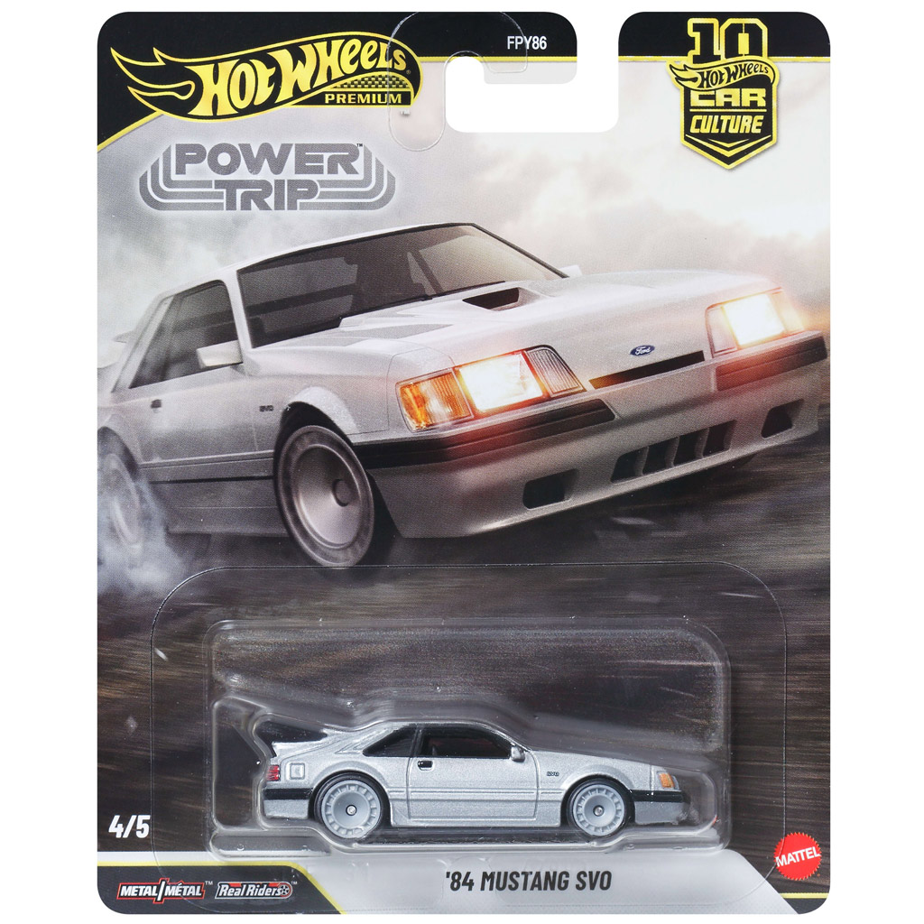 imagen de Hot Wheels Premium: Cool-túra ’84 Mustang SVO coche pequeño 1/64 - Mattel 1