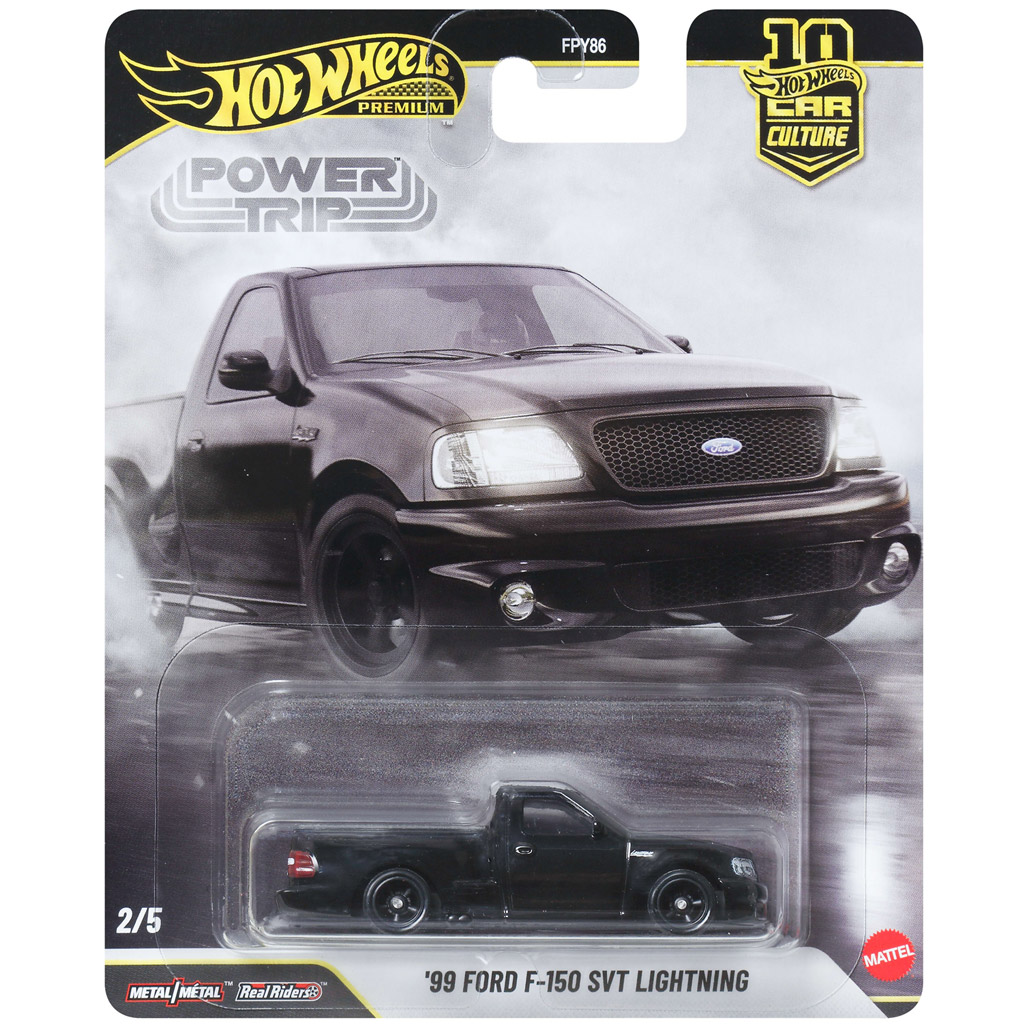 imagen de Hot Wheels Premium: Cool-túra ’99 Ford F-150 SVT Lightning cochecito 1/64 - Mattel 1