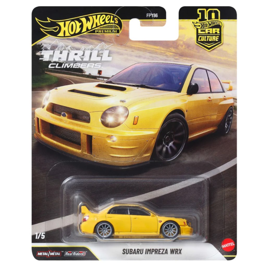 imagen de Hot Wheels Premium: Cool-túra Subaru Impreza WRX coche pequeño 1/64 - Mattel 1