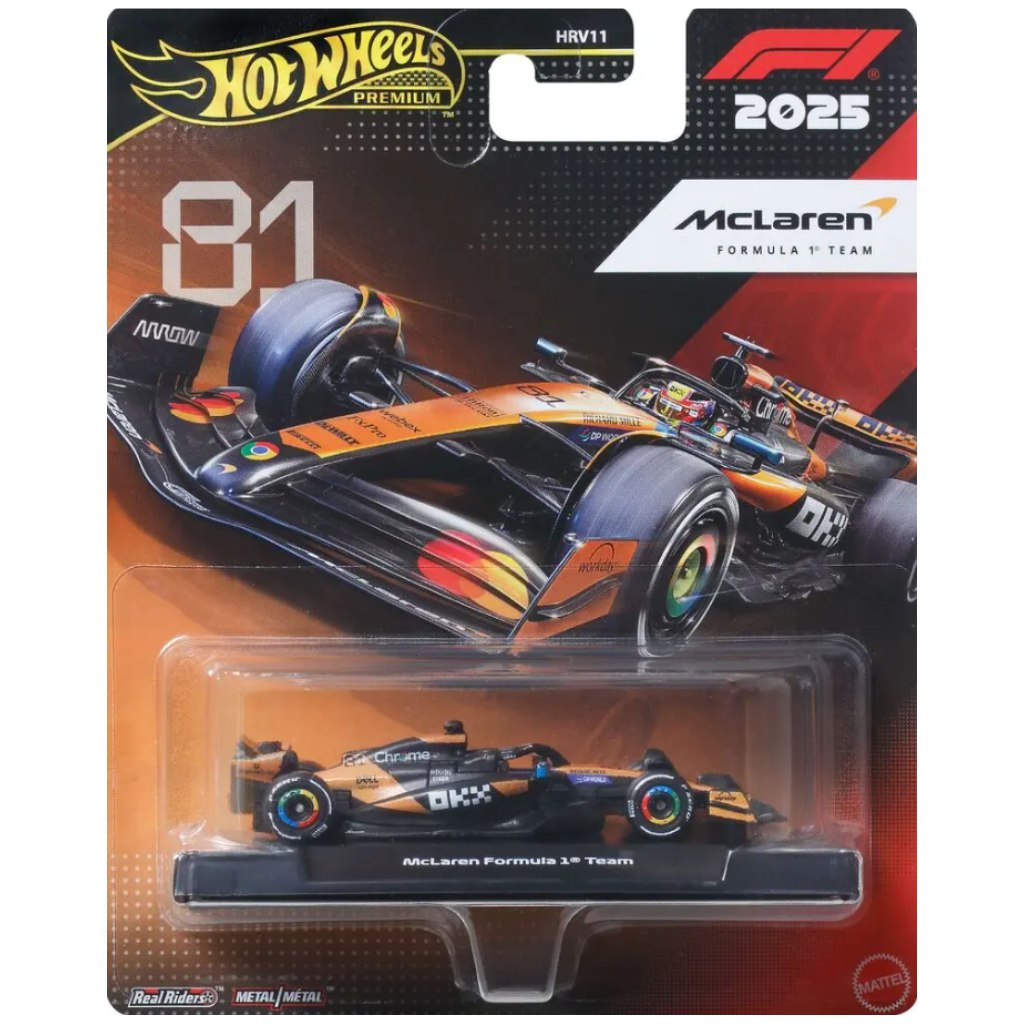 imagen de Hot Wheels Premium: McLaren equipo de Fórmula 1 No.:81 cochecito 1/64 - Mattel 1