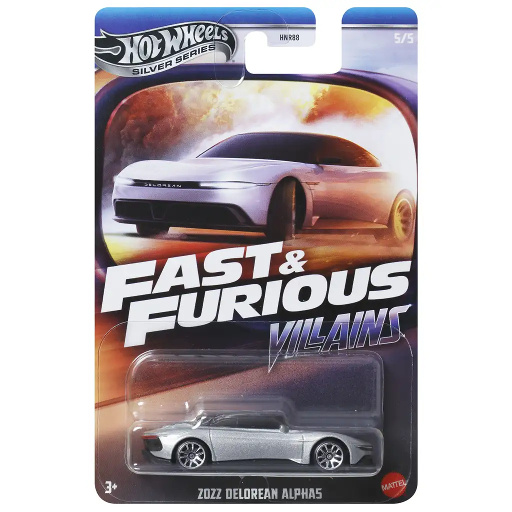 imagen de Hot Wheels: Rápido y Furioso 2023 DeLorean Alpha5 coche en miniatura 1/64 - Mattel 1