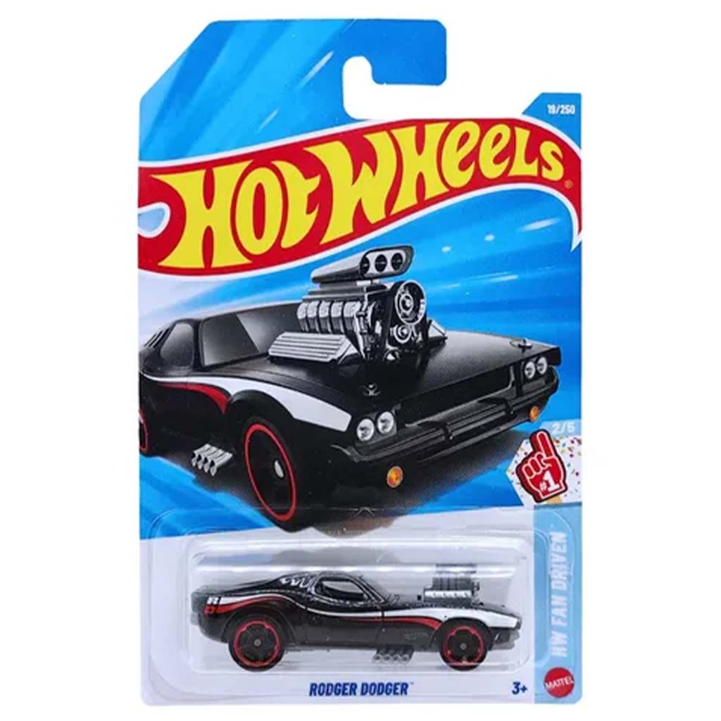 imagen de Hot Wheels: Rodger Dodger vehículo 1/64 – Mattel 1