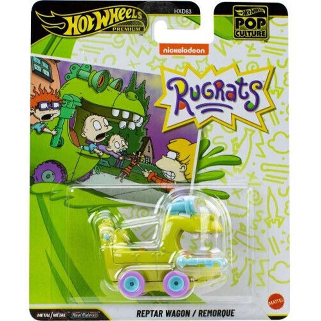imagen de Hot Wheels: Serie de Cultura Pop – Reptar Wagon cochecito 1/64 - Mattel 1