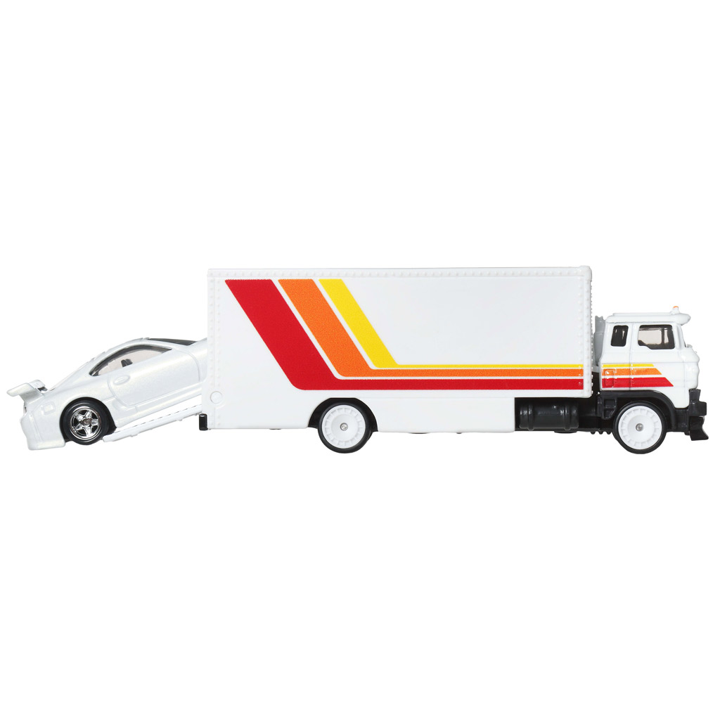 imagen de Hot Wheels: Set de coches de colección Premium Toyota de los años 90 JDM – Supra, Celica GT-Four, MR2 TRD y Sakura Sprinter, 1/64 - Mattel 4