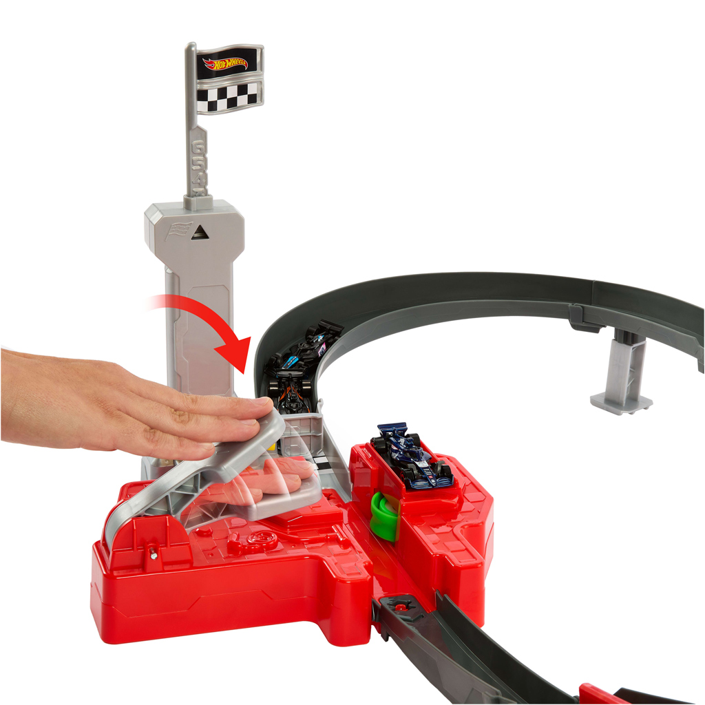 imagen de Hot Wheels: Set de pista de carrera de Fórmula 1 Sprint - Mattel 3
