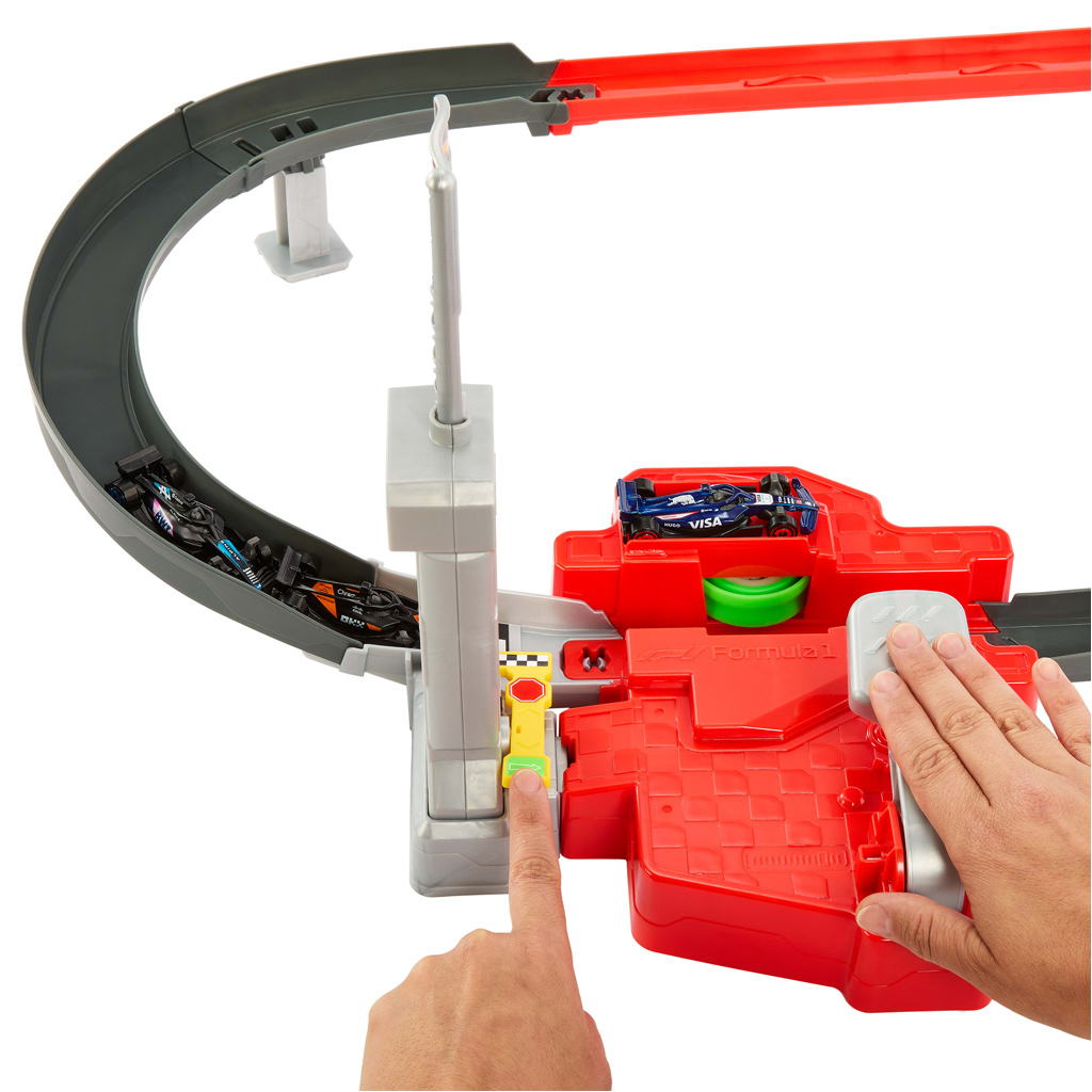 imagen de Hot Wheels: Set de pista de carrera de Fórmula 1 Sprint - Mattel 4