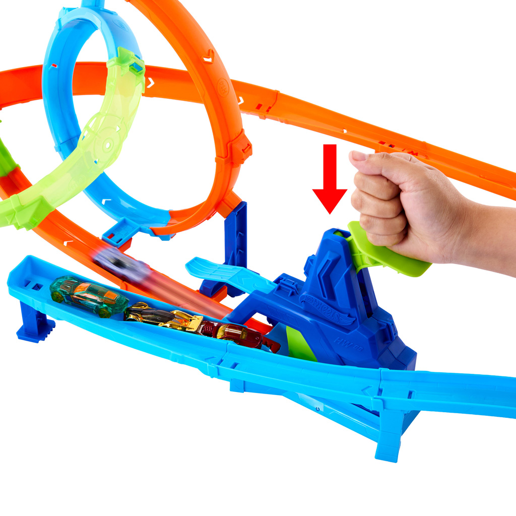 imagen de Hot Wheels: Set de pista de doble lazo - Mattel 4