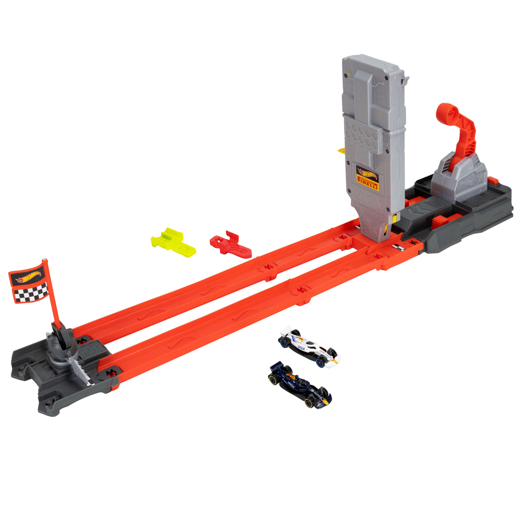 imagen de Hot Wheels: Set de pista de salida en parrilla de Fórmula 1 - Mattel 3