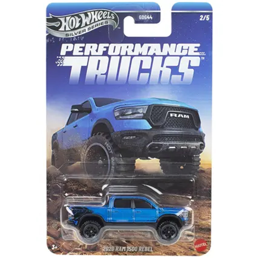 imagen de Hot Wheels Silver Series: 2020 RAM 1500 Rebel coche en miniatura 1/64 - Mattel 1