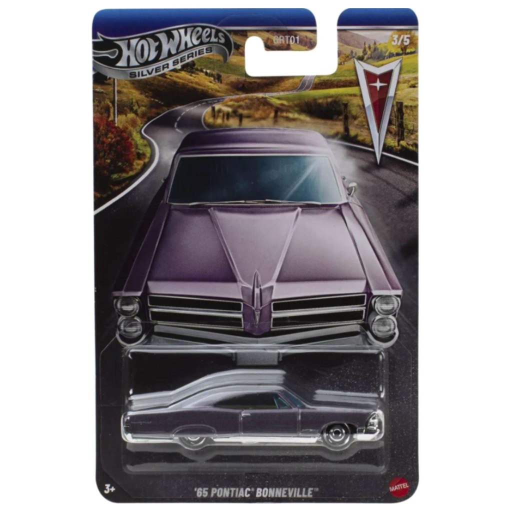 imagen de Hot Wheels Silver Series: ’65 Pontiac Bonneville coche pequeño 1/64 1
