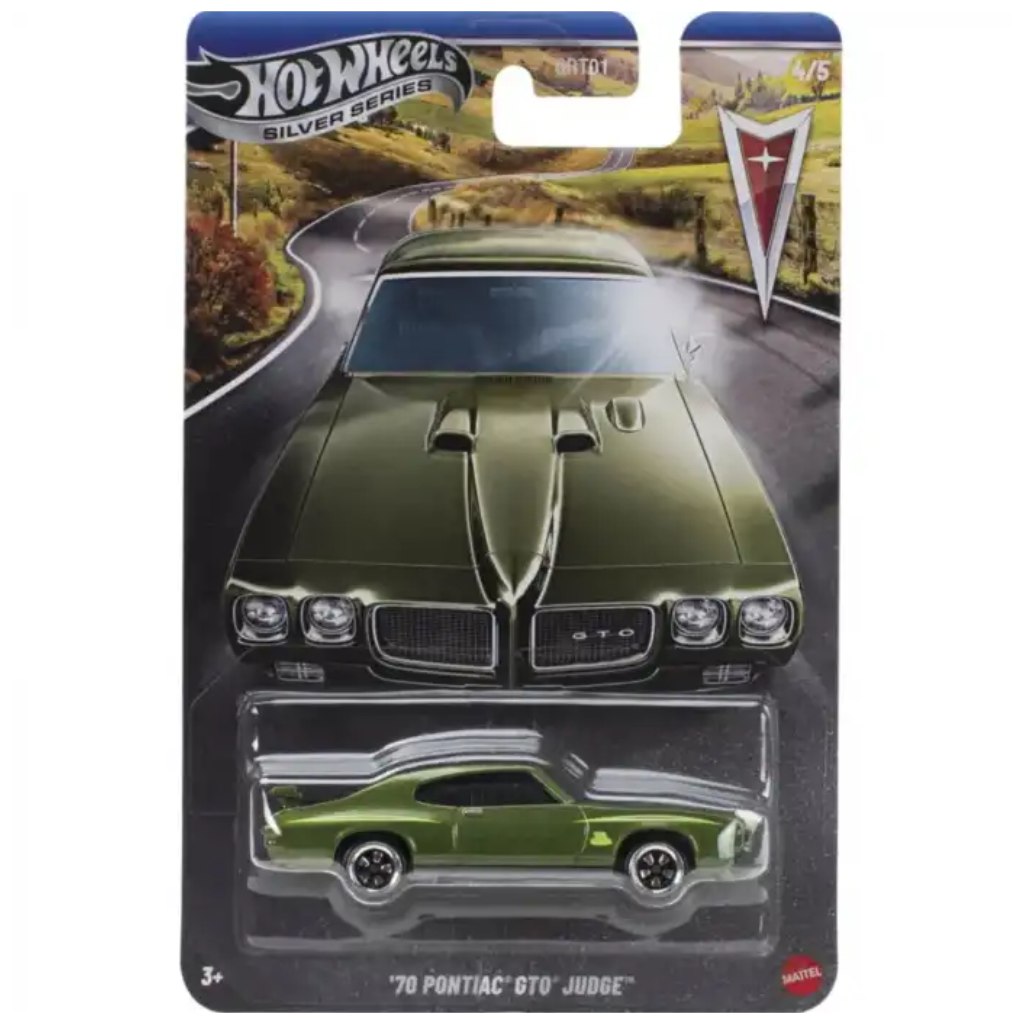 imagen de Hot Wheels Silver Series: ’70 Pontiac GTO coche pequeño 1/64 1
