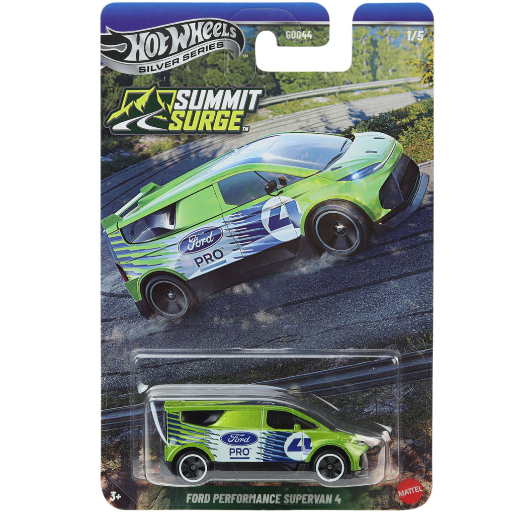 imagen de Hot Wheels Silver Series: Ford Performance Supervan 4 coche verde 1/64 - Mattel 1