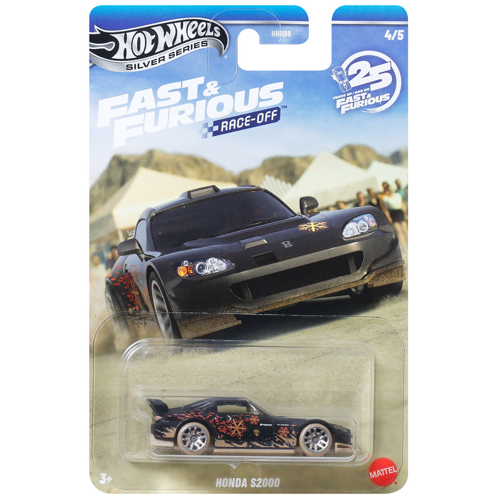 imagen de Hot Wheels Silver Series: Rápido y Furioso Honda S2000 cochecito 1/64 - Mattel 1