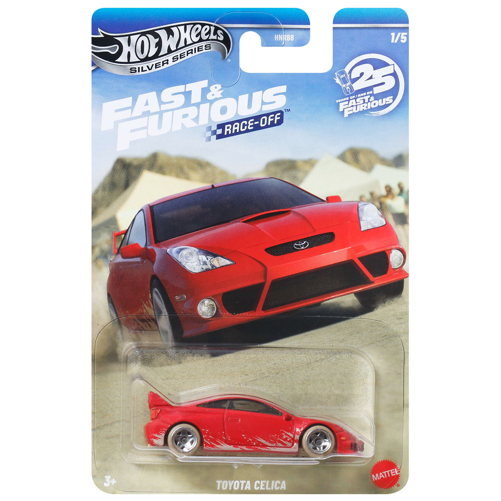 imagen de Hot Wheels Silver Series: Rápido y Furioso Toyota Celica coche pequeño 1/64 - Mattel 1