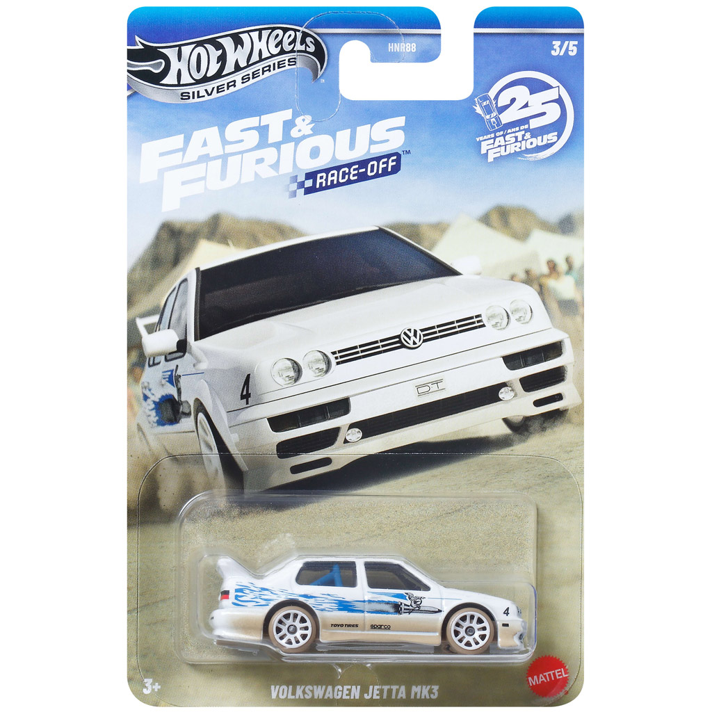 imagen de Hot Wheels Silver Series: Rápido y Furioso Volkswagen Jetta MK3 coche de juguete 1/64 - Mattel 1
