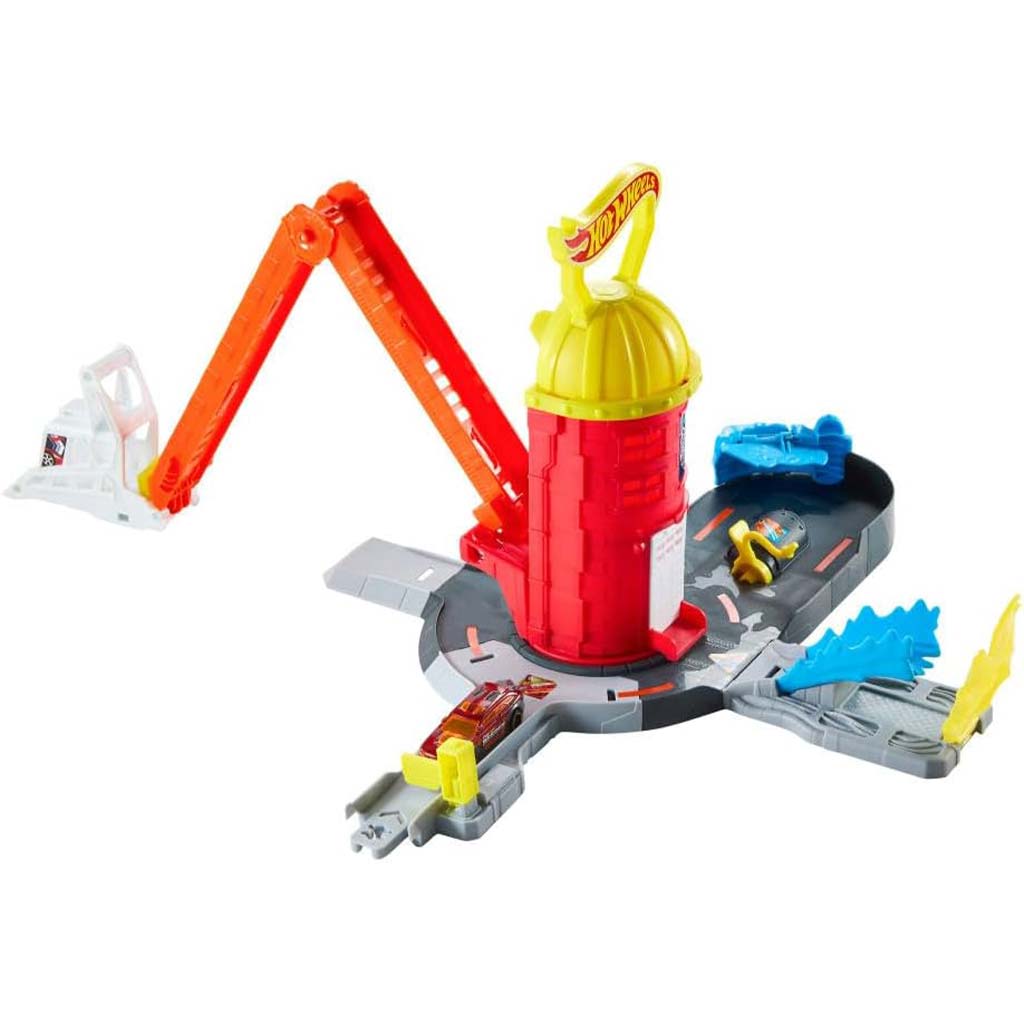imagen de Hot Wheels: Torre de bomberos set de pista - Mattel 3