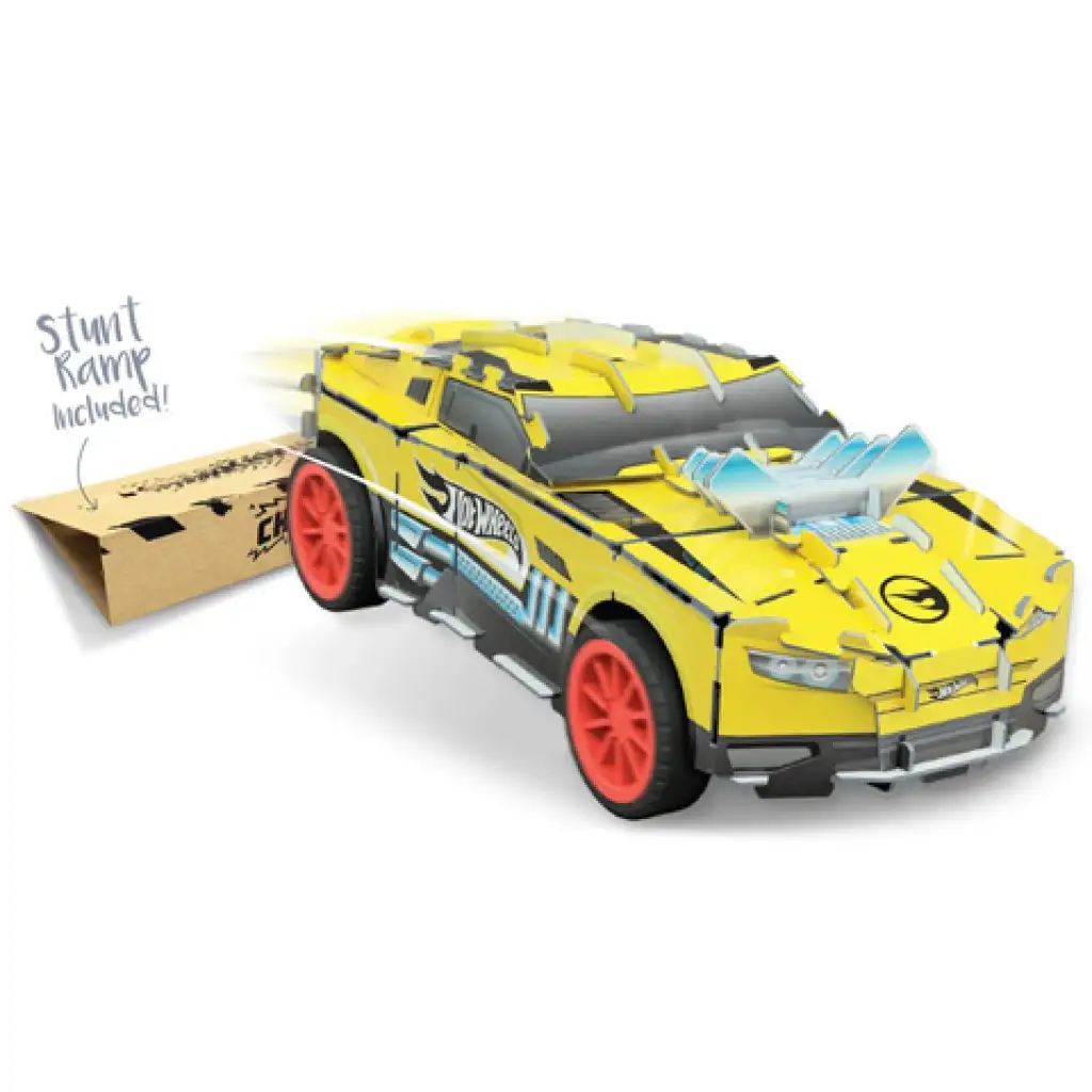 imagen de Hot Wheels Twinduction ensamblable, coche de juguete a fricción 1/32 - Mondo Motors 1