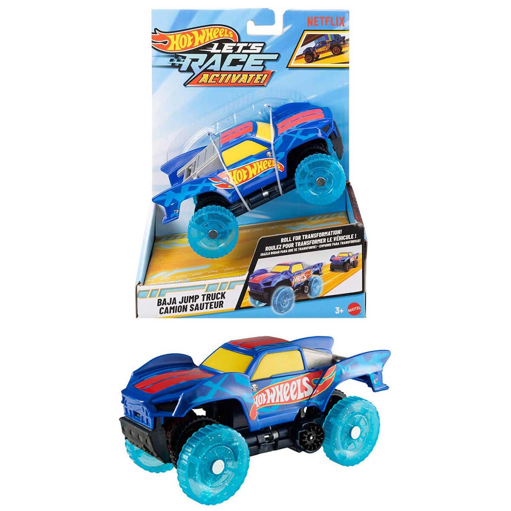 imagen de Hot Wheels: Vamos a Correr Baja Jump Truck 1/32 coche de juguete - Mattel 1