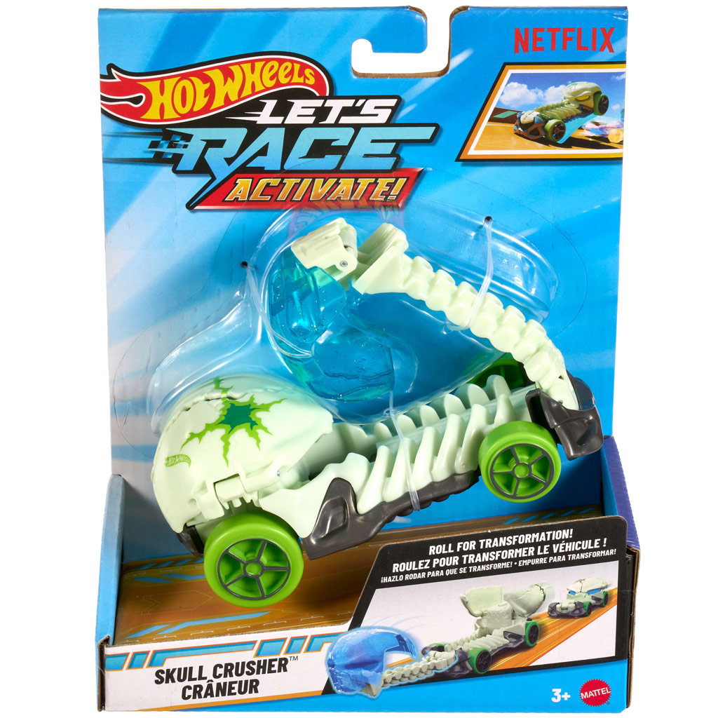 imagen de Hot Wheels: Vamos a Correr Skull Crusher cochecito 1/32 - Mattel 1