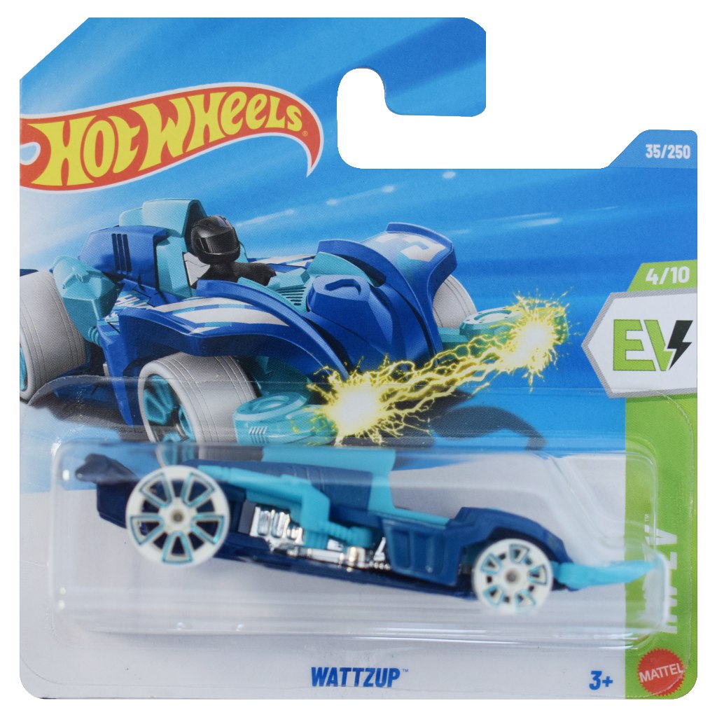 imagen de Hot Wheels: Wattzup coche pequeño azul 1/64 - Mattel 1