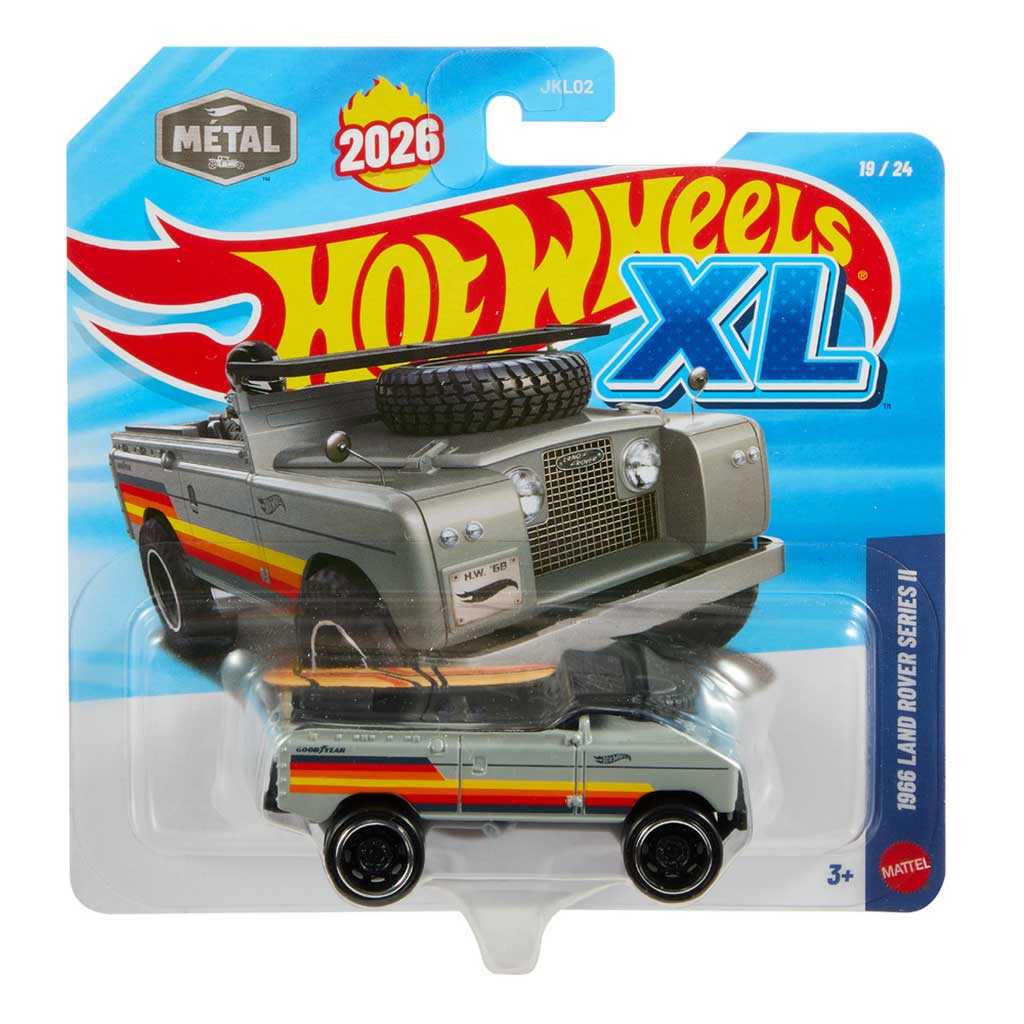 imagen de Hot Wheels XL: 1966 Land Rover Series II cochecito 1/43 - Mattel 1