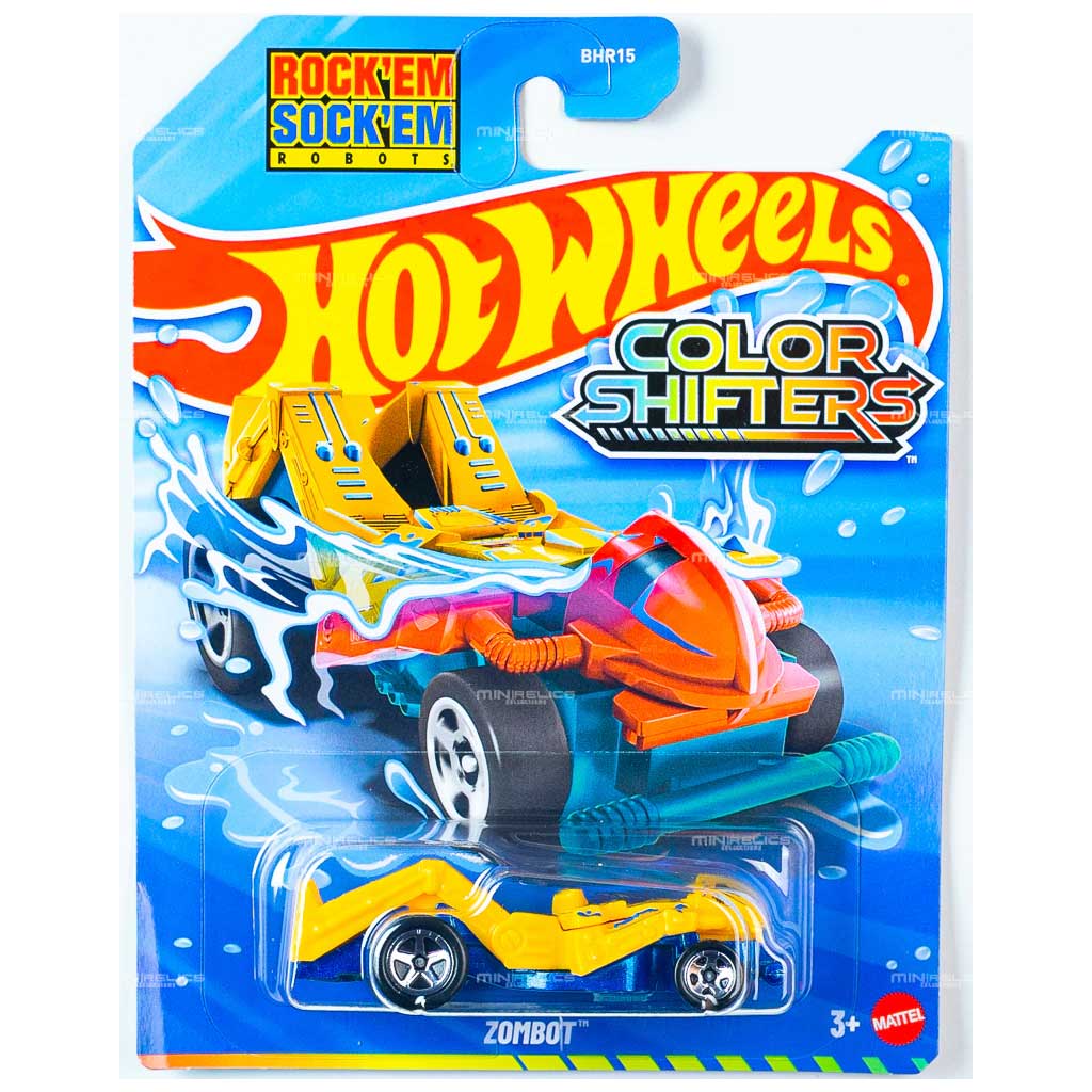 imagen de Hot Wheels: Zombot cochecito de cambio de color 1/64 - Mattel 1