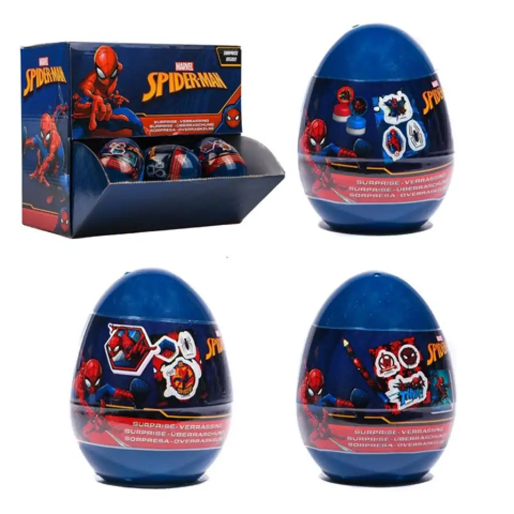 imagen de Huevo sorpresa azul de Spider-Man - Canenco 1
