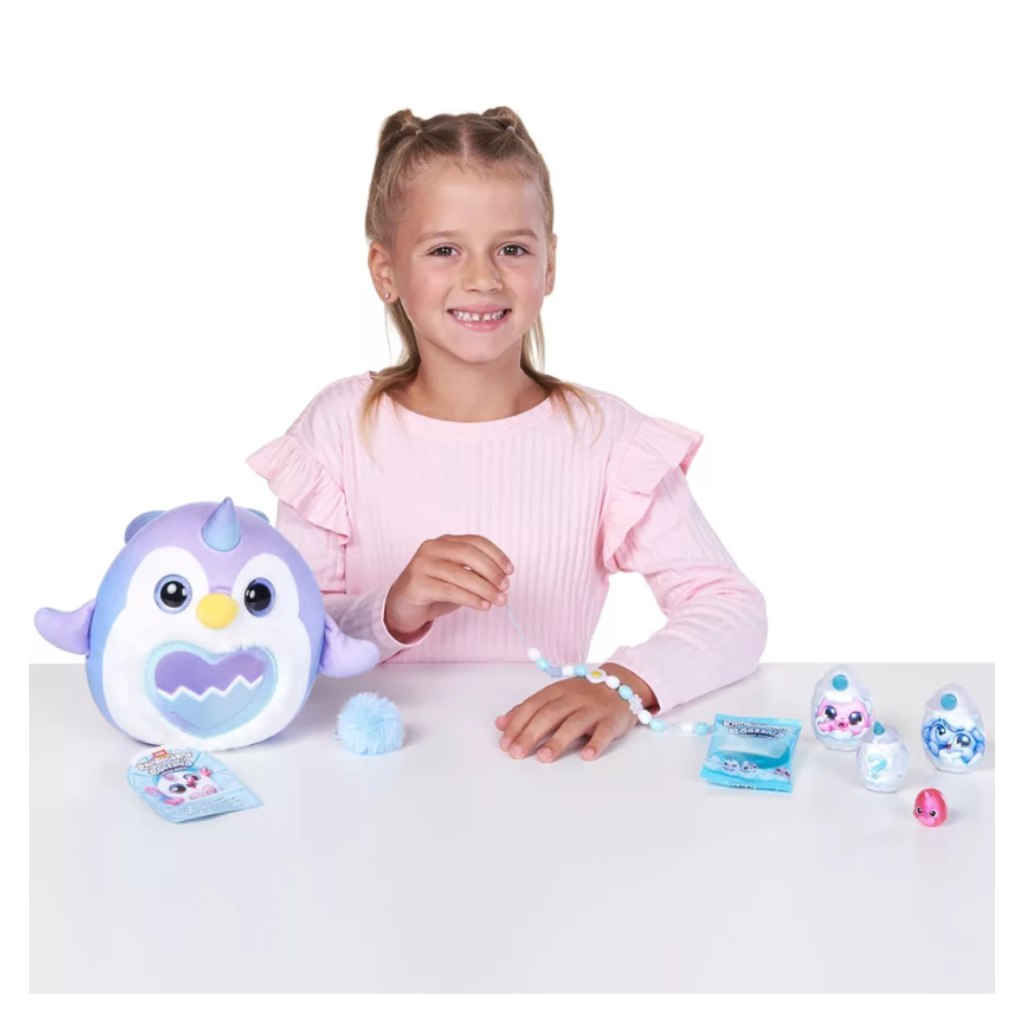 imagen de Huevo sorpresa Rainbocorns Eggzania con peluche interactivo - amigos invernales 2