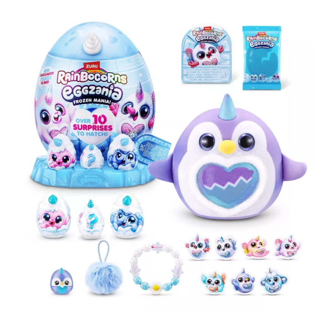imagen de Huevo sorpresa Rainbocorns Eggzania con peluche interactivo - amigos invernales 3