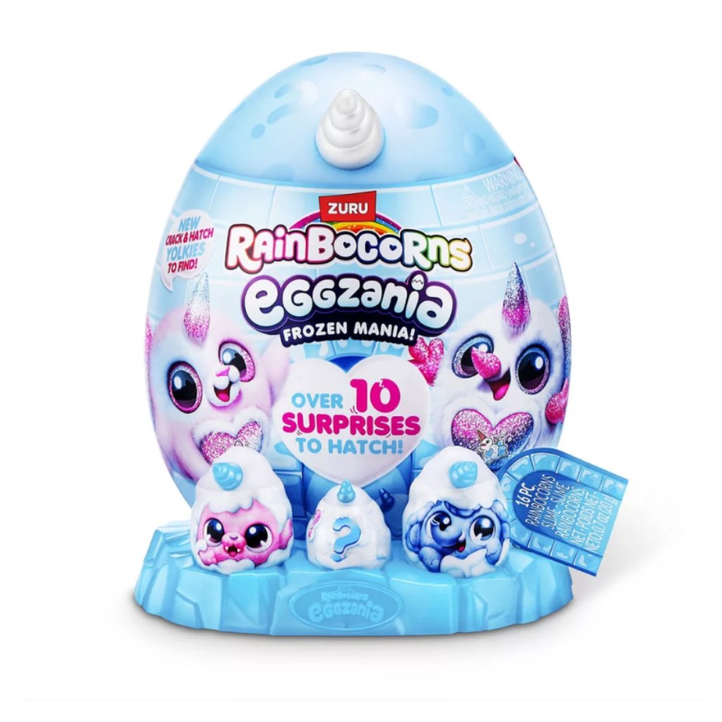 imagen de Huevo sorpresa Rainbocorns Eggzania con peluche interactivo - amigos invernales 1
