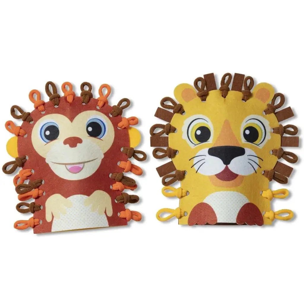 imagen de ¡Hurkold! Set de juego creativo de marionetas de animales salvajes - Melissa & Doug 2