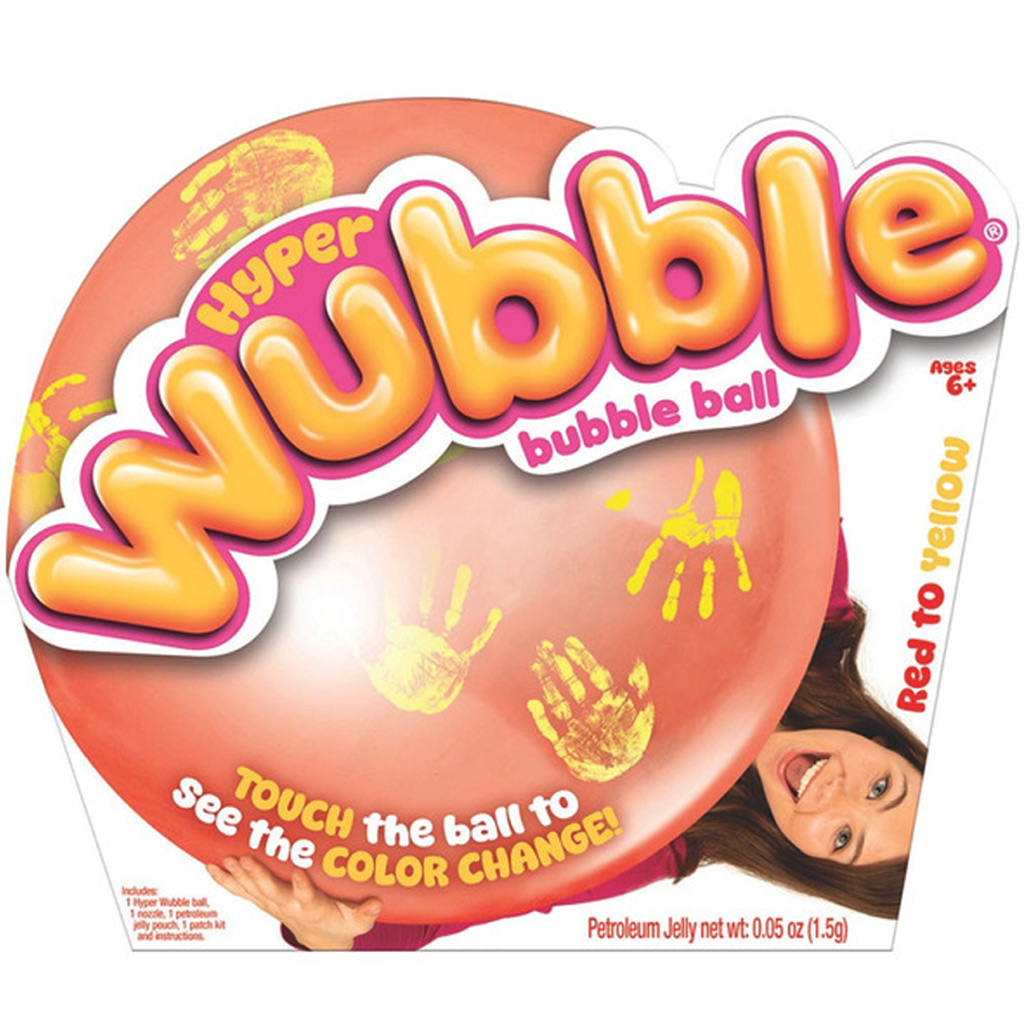 imagen de Hyper Wubble pelota de burbujas cambiante de color - Rojo-Amarillo 1