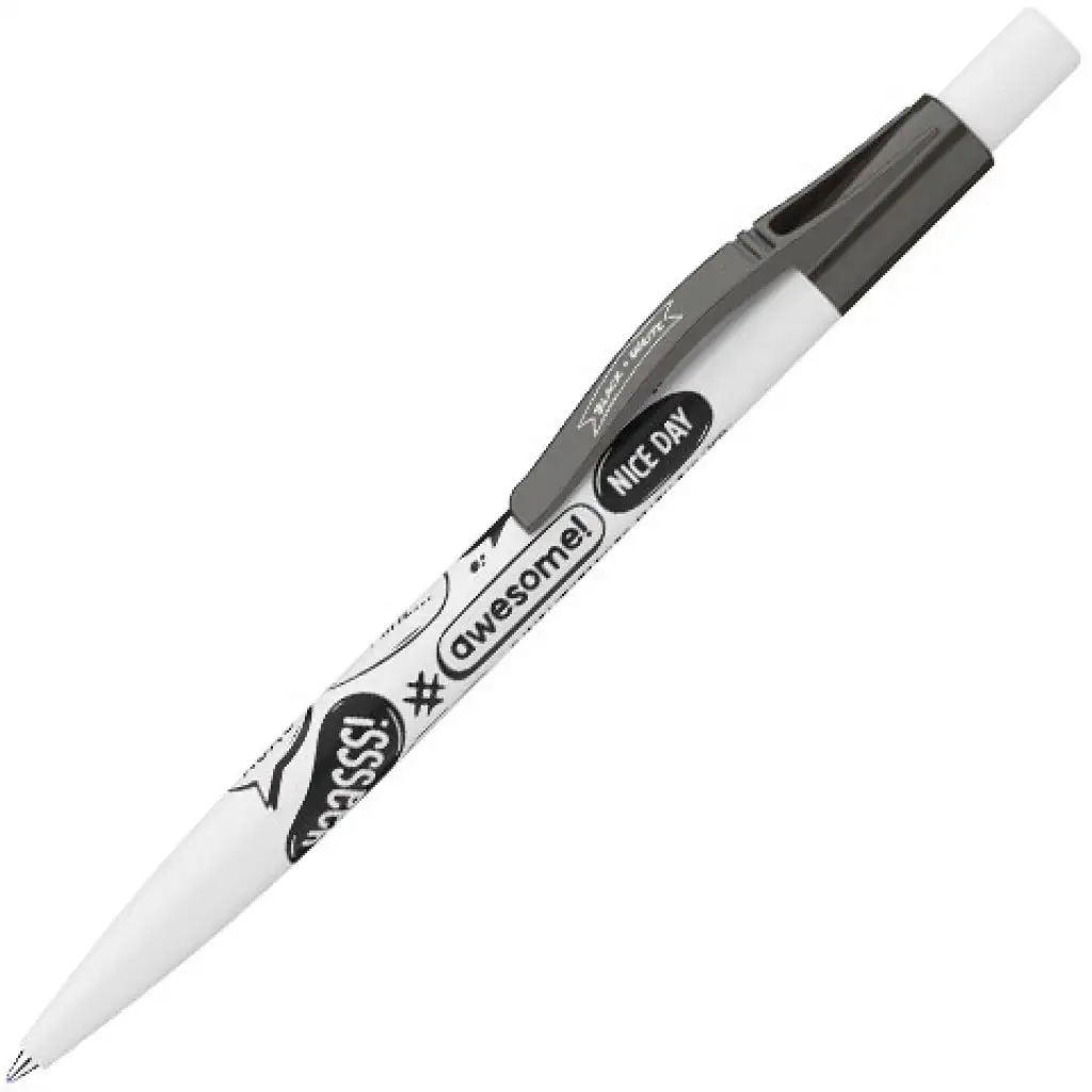 imagen de ICO: Black and Write bolígrafo blanco 0,8mm 1