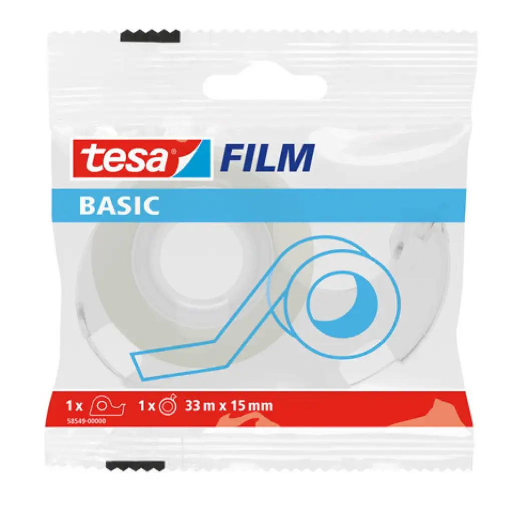 imagen de ICO: Cinta adhesiva Tesa Basic 33mx15mm 1