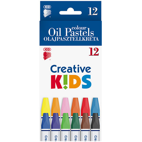 imagen de ICO: Creative Kids set de crayones de óleo 12 piezas 1