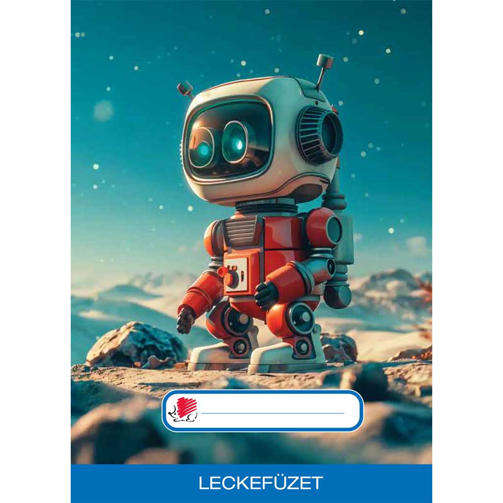 imagen de ICO: Cuaderno de ejercicios con diseño de robot A/5 1
