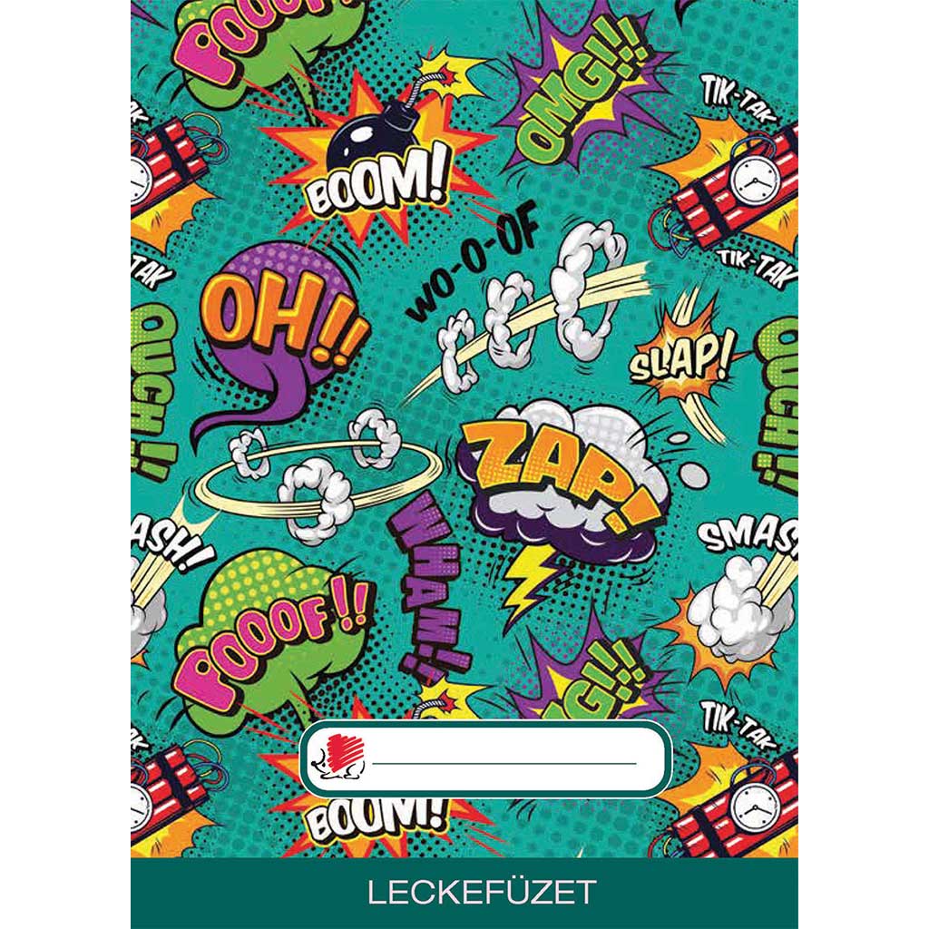 imagen de ICO: Cuaderno de lecciones con diseño de graffiti de erizo A/5 1