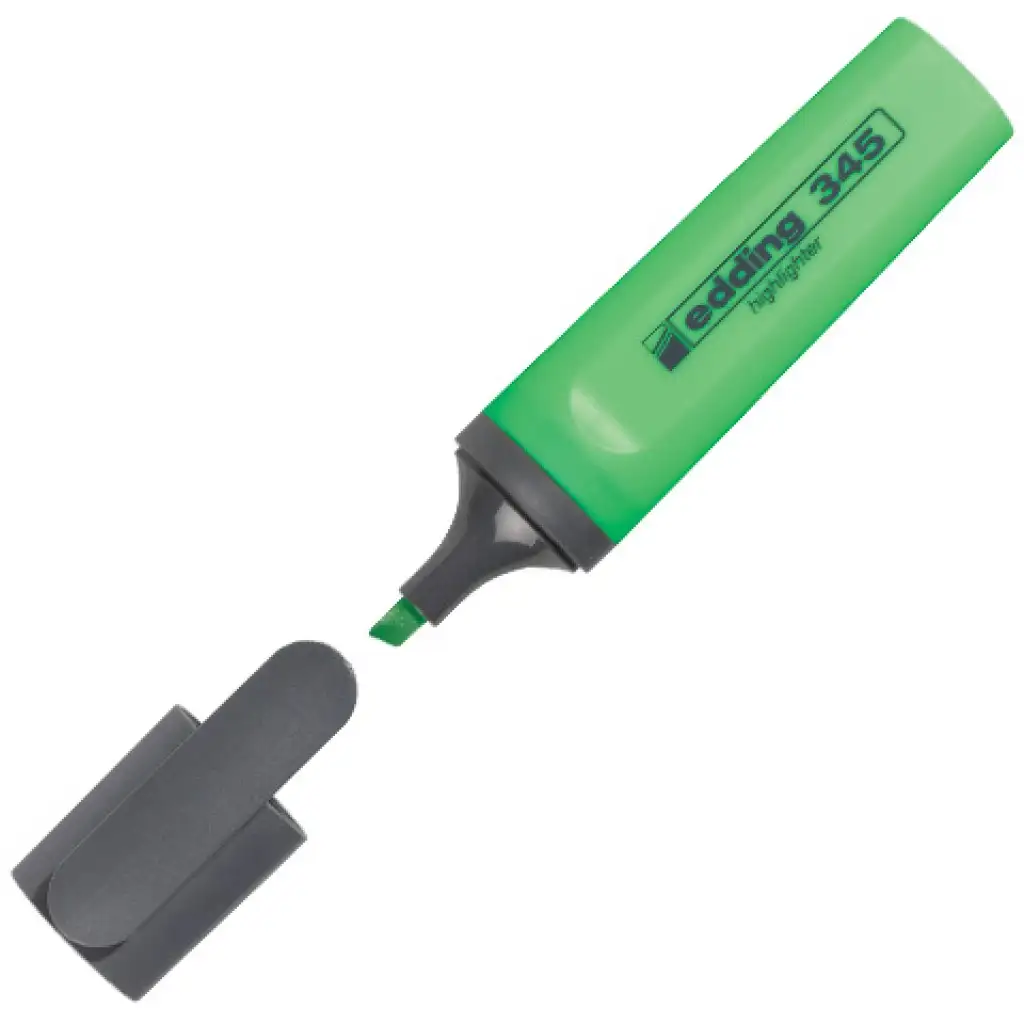 imagen de ICO: Edding 345 resaltador verde claro 1