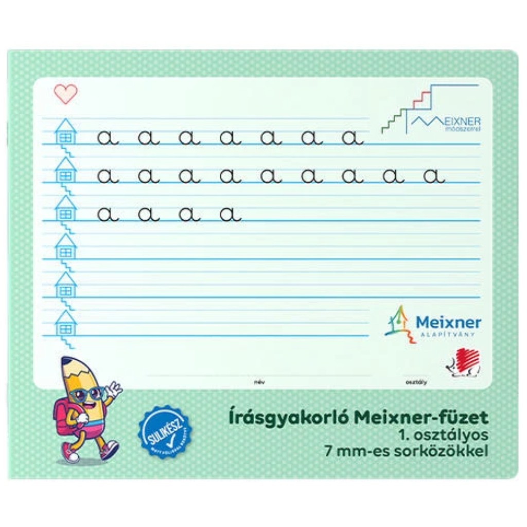 imagen de ICO: Erizo Cuaderno de Práctica de Escritura Meixner 1er Grado 7mm de Espaciado 1