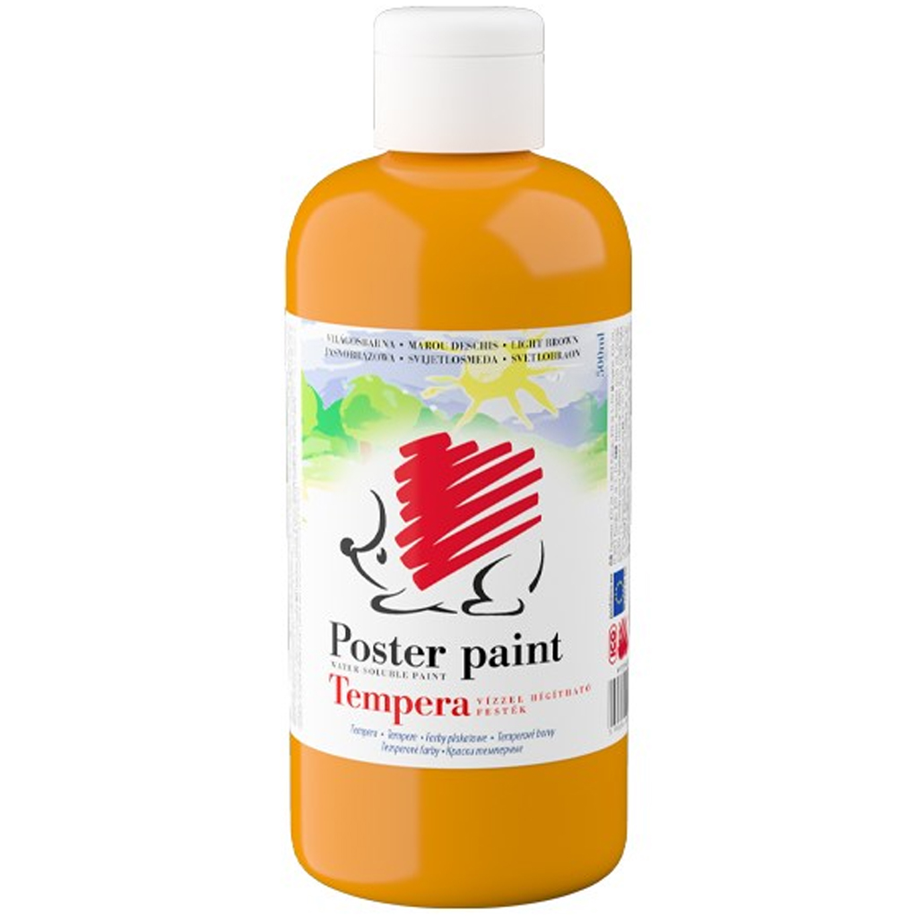 imagen de ICO: Erizo témpera color marrón claro 500ml 1