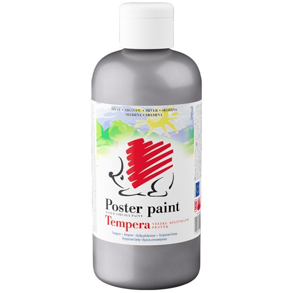 imagen de ICO: Erizo témpera en color plata 500ml 1