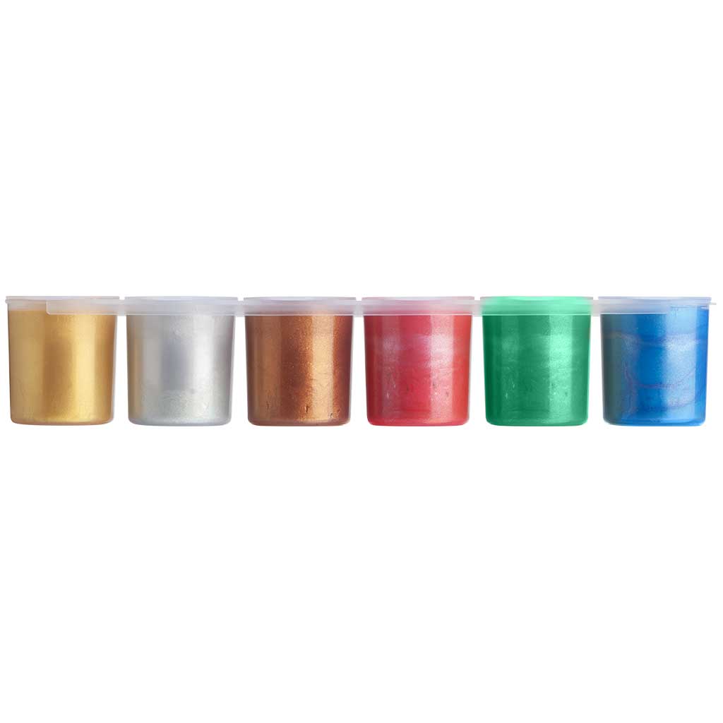 imagen de ICO: Erizo Témpera en tarro metálico de colores 6x25ml 2