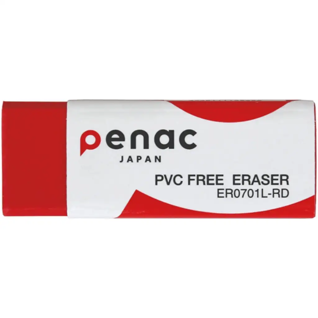 imagen de ICO: Goma de borrar sin virutas y sin PVC en color rojo 5,9x2,1x1cm 1