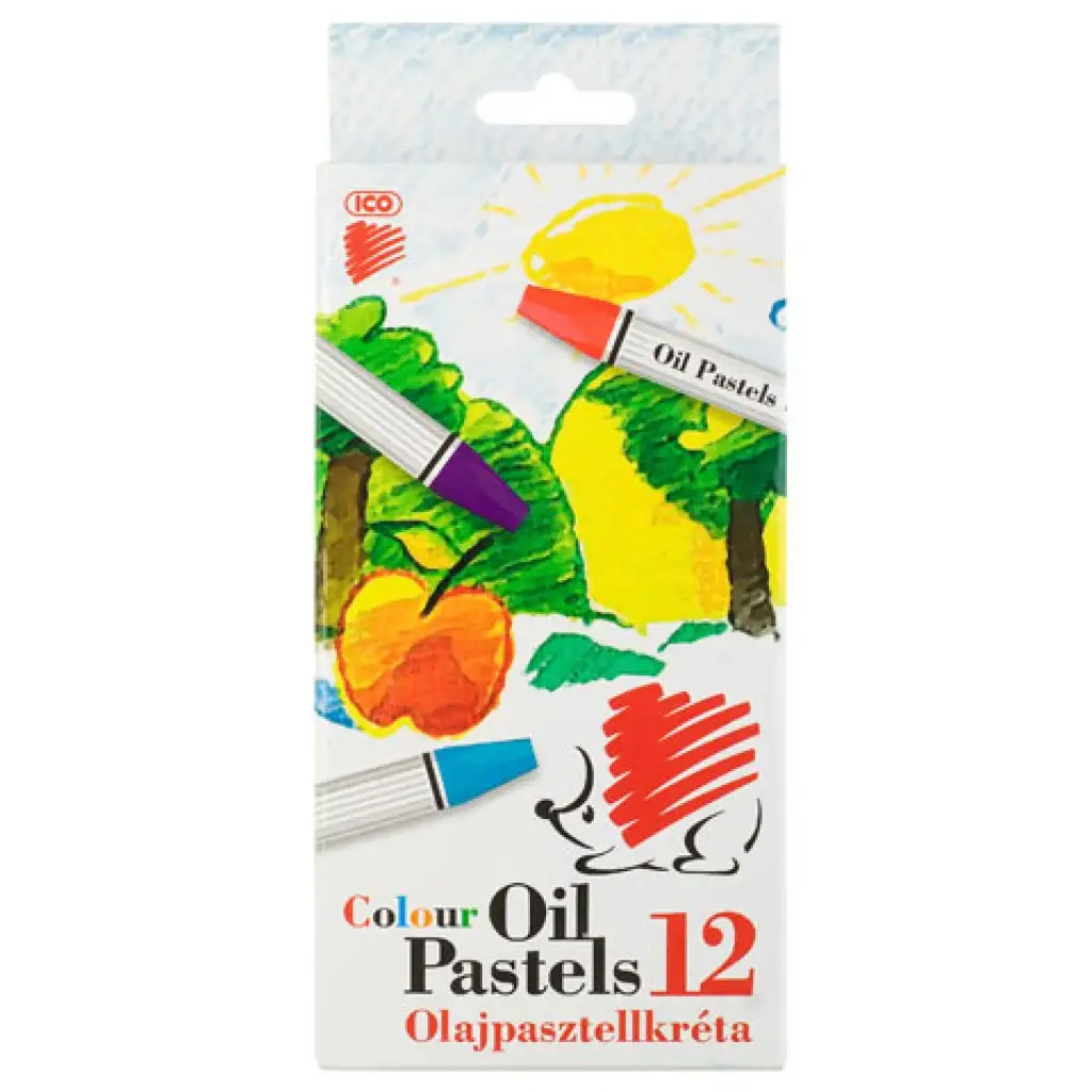 imagen de ICO: HEDGEHOG Crayones de aceite 12 unidades 4