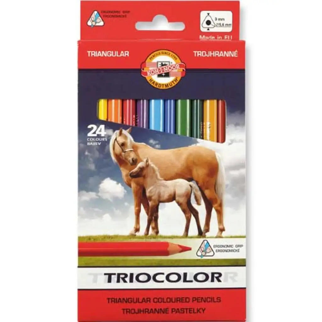 imagen de ICO: Koh-I-Noor 3144 Triocolor lápiz de colores de 24 unidades 1