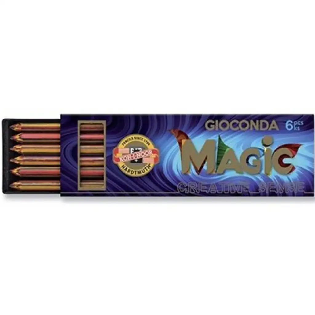 imagen de ICO: Koh-I-Noor Gioconda Magic Lápiz de grafito de 5,6 mm de grosor, set de 6 unidades 1