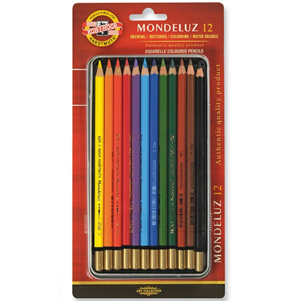 imagen de ICO: Koh-I-Noor Mondeluz 3722 Set de lápices de colores acuarelables 12ud 1