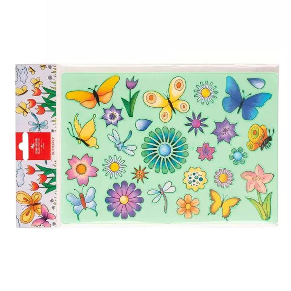 imagen de ICO: Koh-I-Noor Plantilla de Dibujo con Mariposas 1